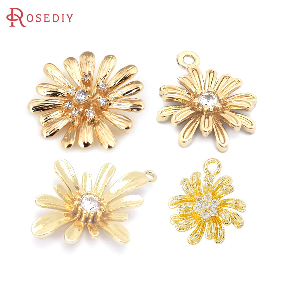 Women Fashion Jewellery - 18K Gold Color Brass and Zircon