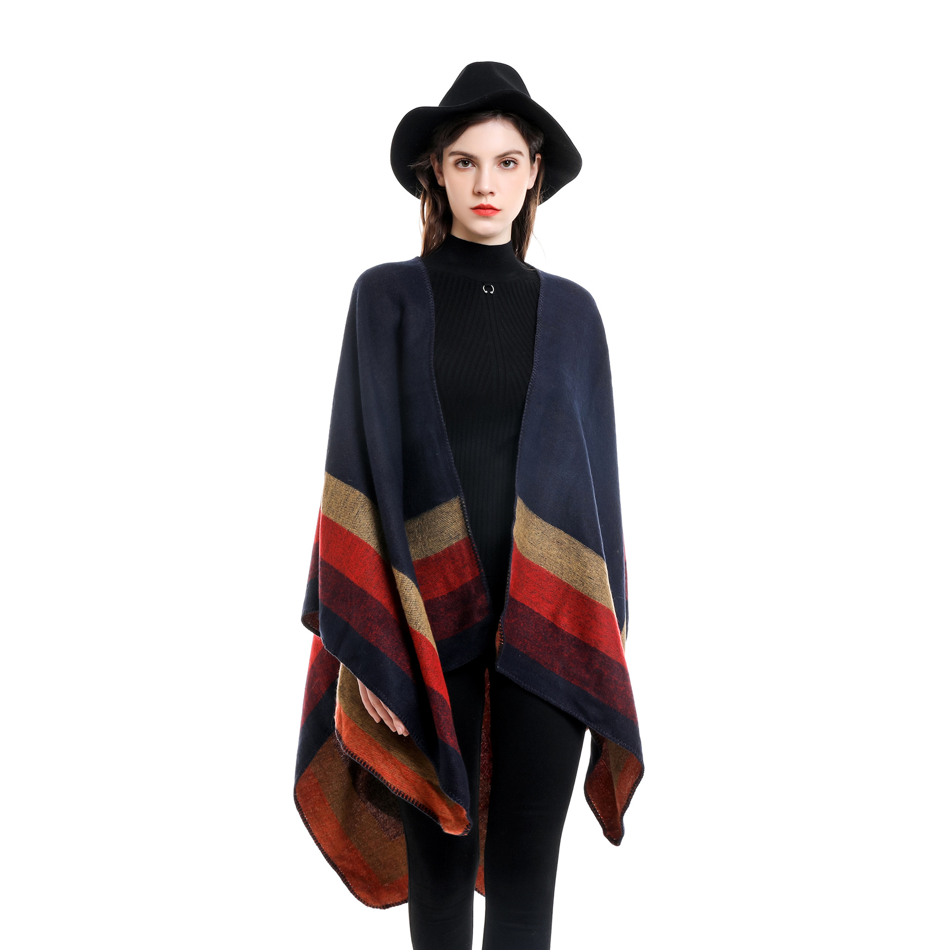 2024 New Fashion Winter Warm P - Women'S Fashion Poncho avis et prix