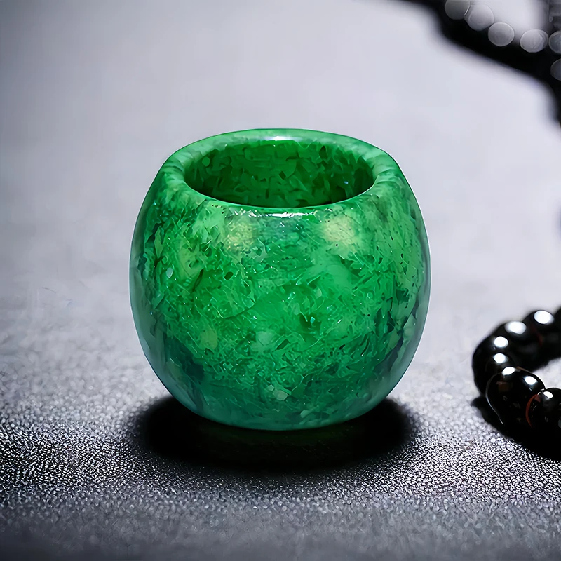 22mm Green Real Jade Rings for - Women Fashion Jewellery avis et prix