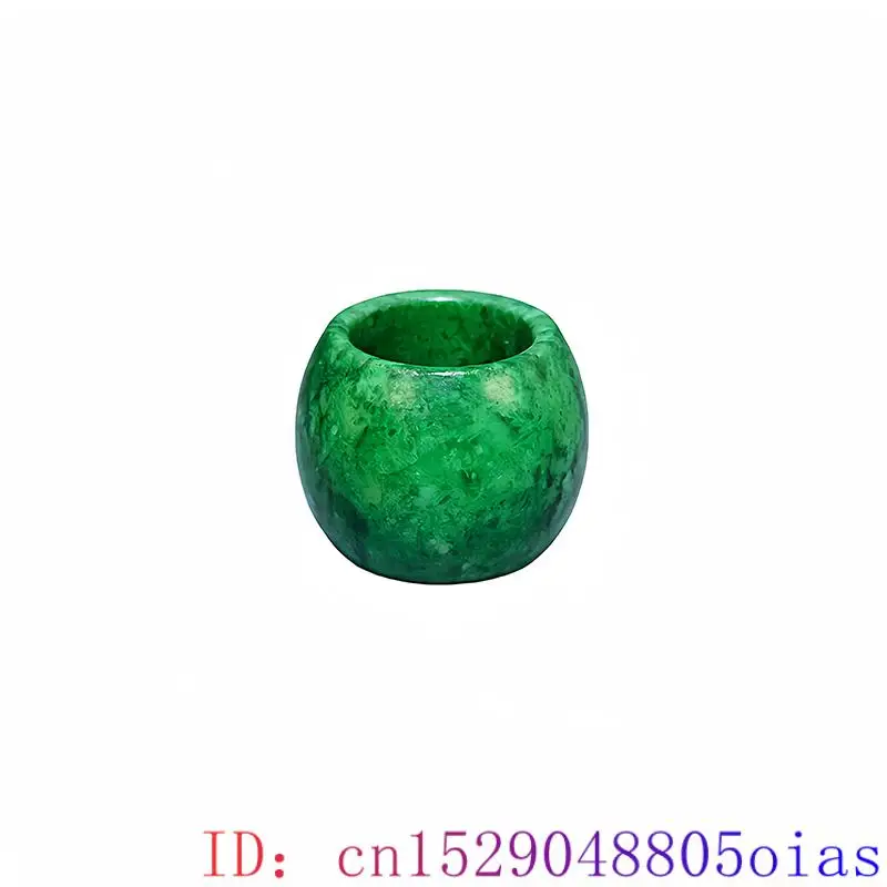 22mm Green Real Jade Rings for - Women Fashion Jewellery avis et prix