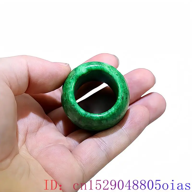 22mm Green Real Jade Rings for - Women Fashion Jewellery avis et prix