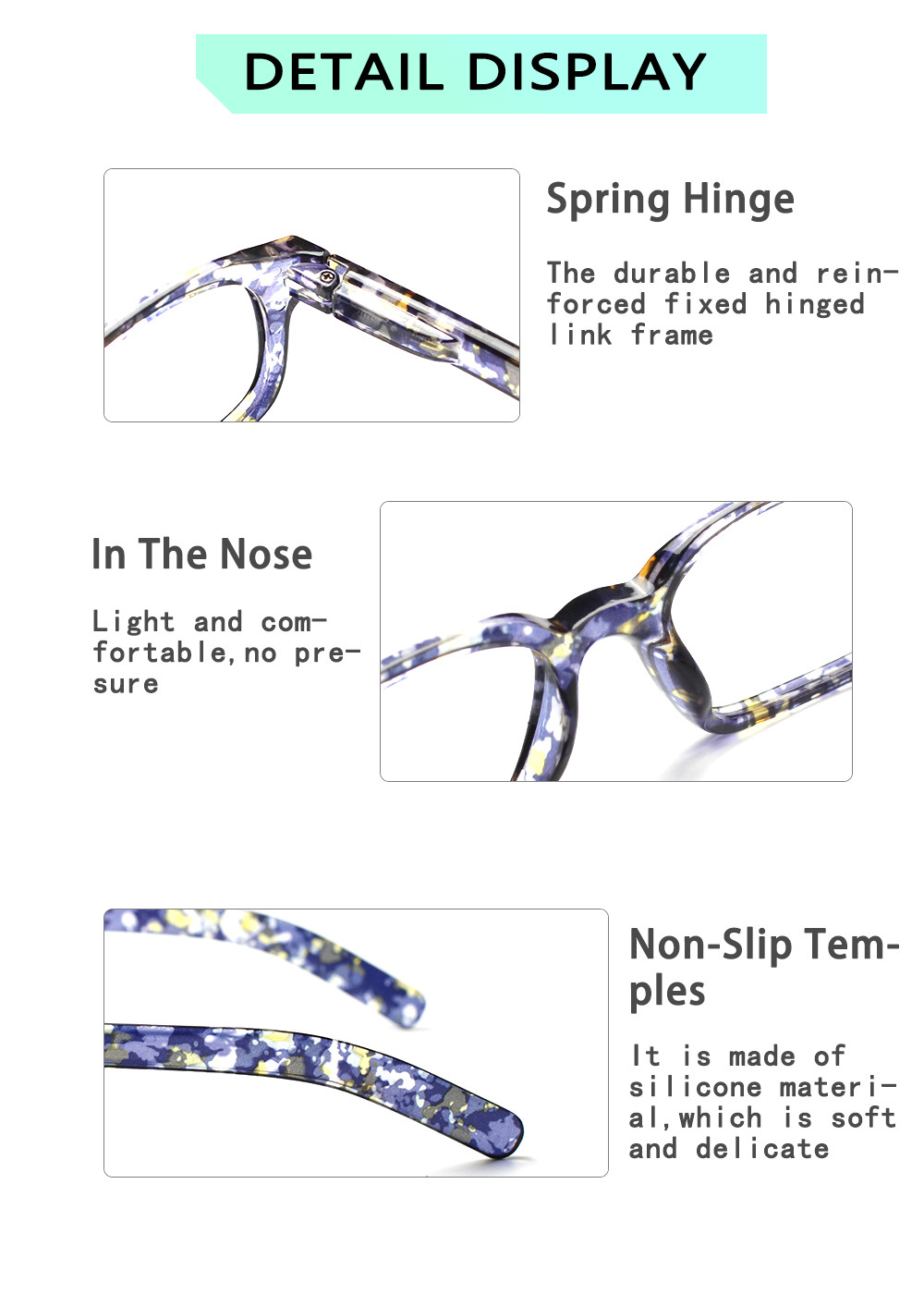 Women Reading Glasses Fashiona - Women'S Fashion Glasses With Clear Lenses avis et prix