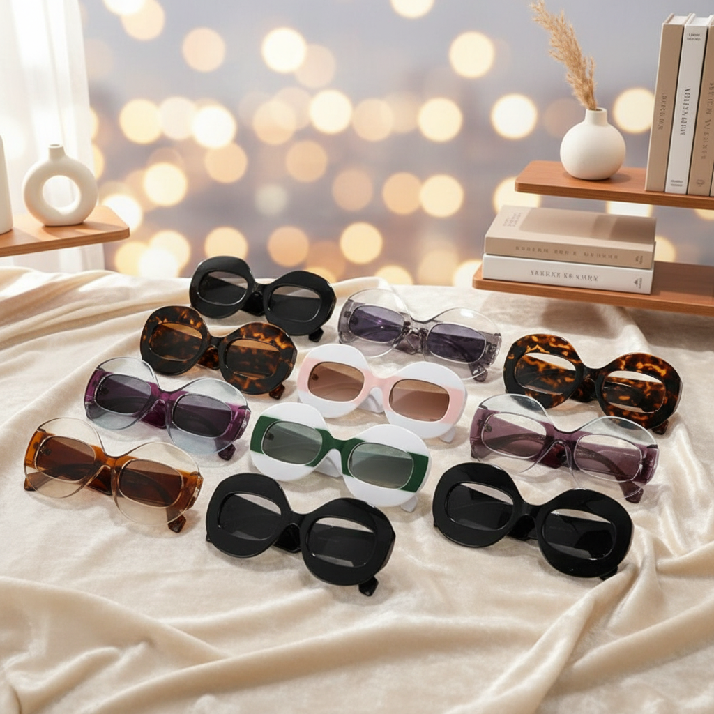 New PC Sunglasses Goggles Grad - Women'S Fashion Glasses With Clear Lenses avis et prix
