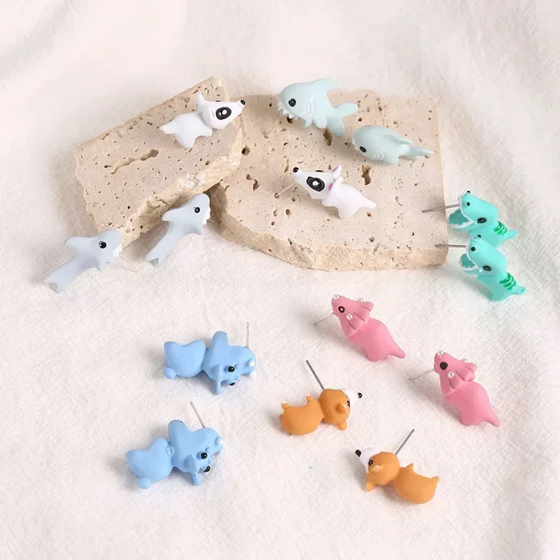 2pcs Animal Cartoon Stud Earri - Women'S Fashion Earrings avis et prix