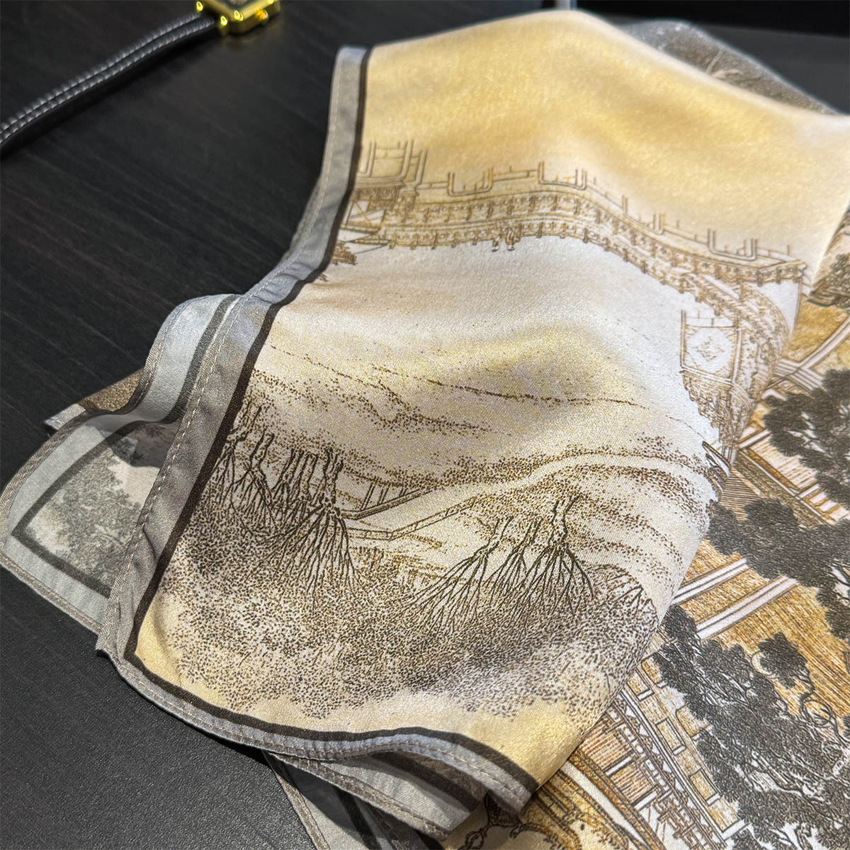 Brand 100% Natural Silk Scarf  - Women'S Fashion Poncho avis et prix