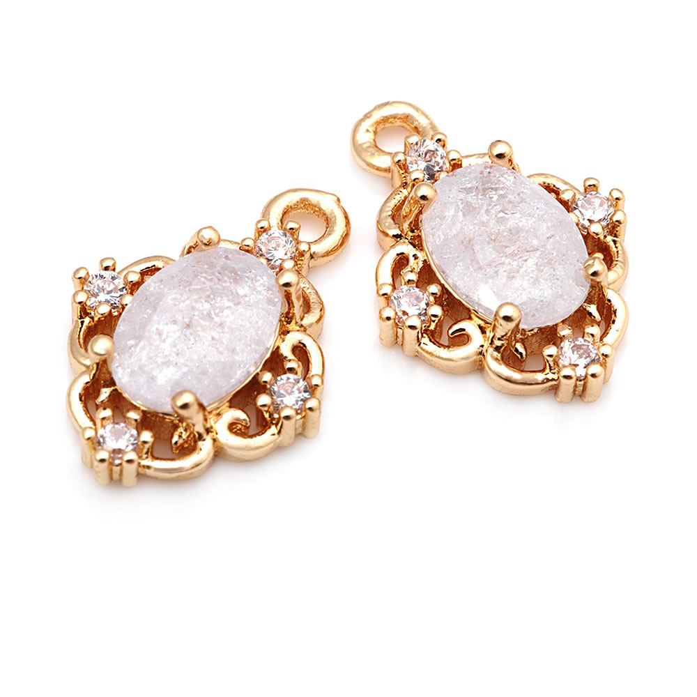 18K Gold Color Brass and Zirco - Women Fashion Jewellery avis et prix