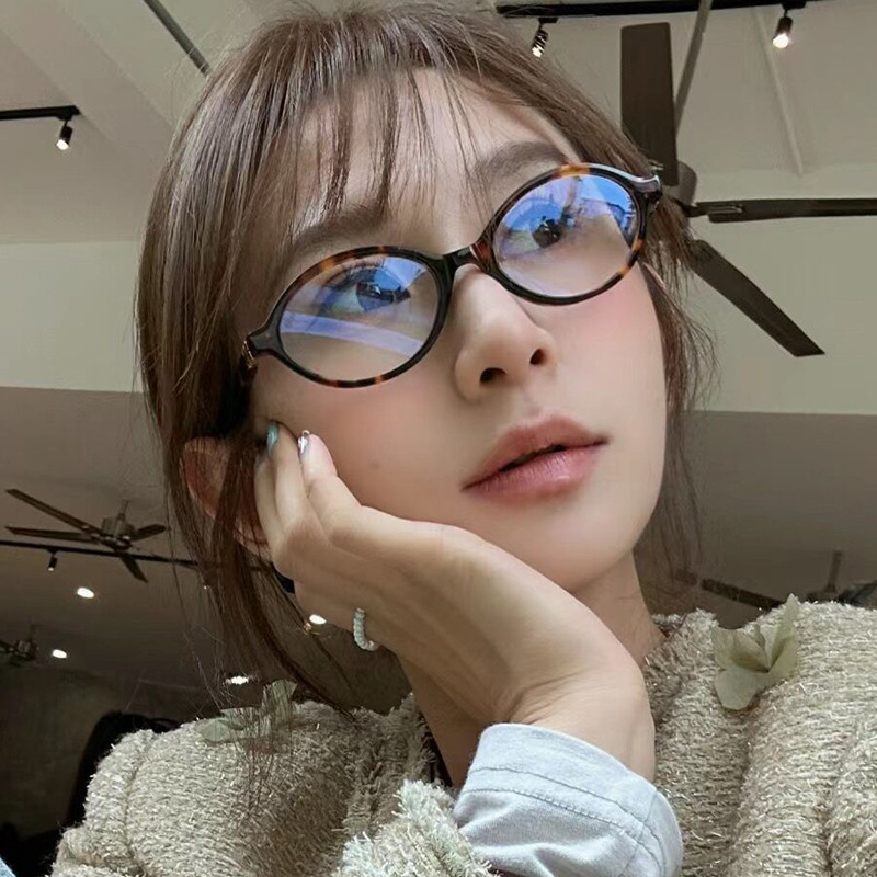 New Oval sunglasses For women  - Women'S Fashion Glasses With Clear Lenses avis et prix