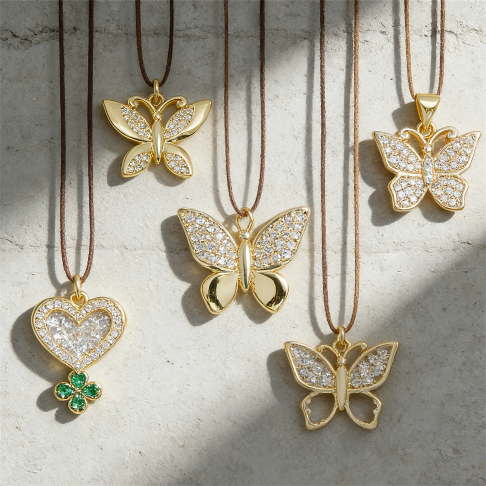 3Pcs Pendants Brass Plated Cub - Women Fashion Jewellery avis et prix