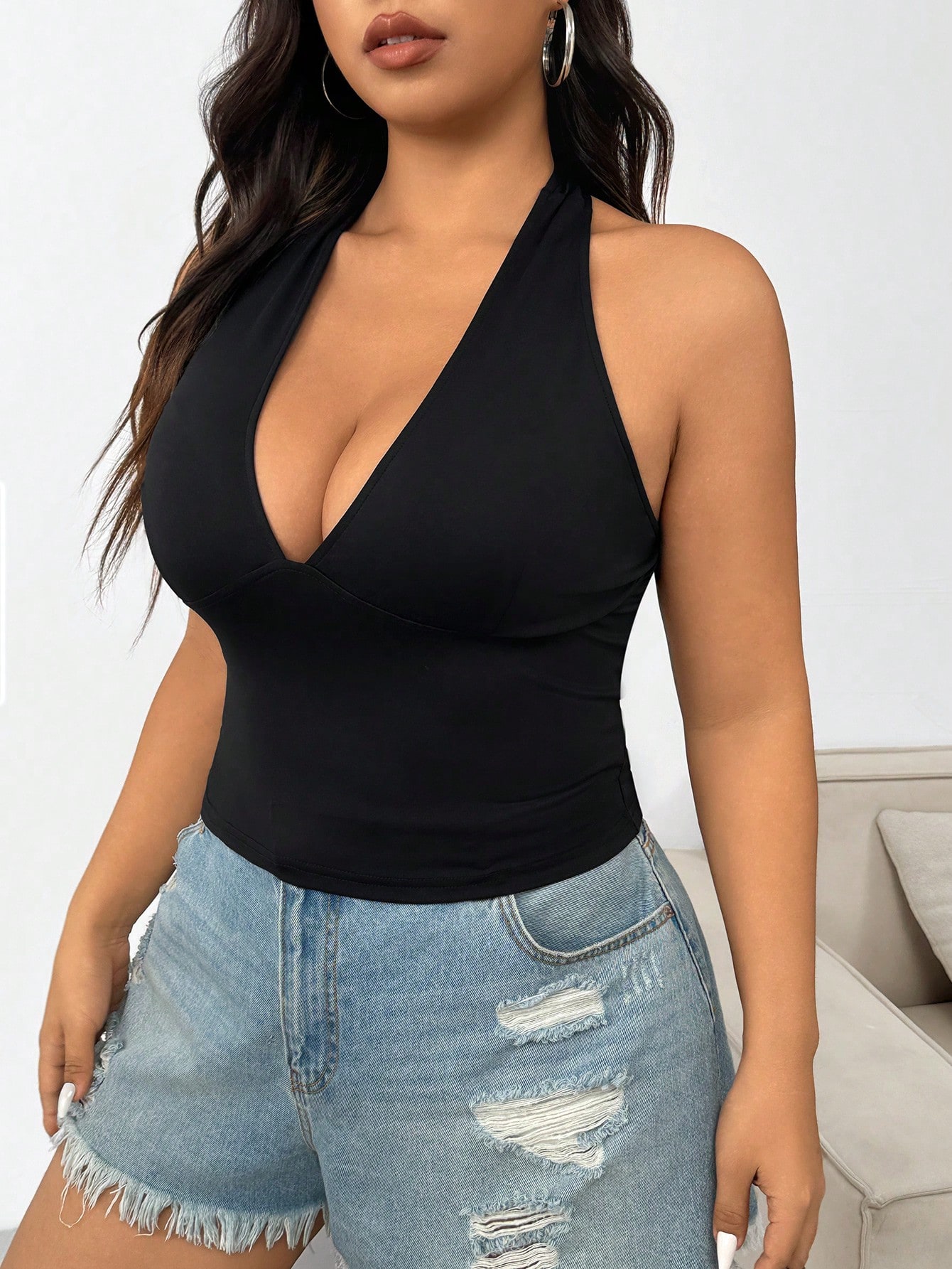 New fashion solid color plus s - Women Fashion Vest avis et prix