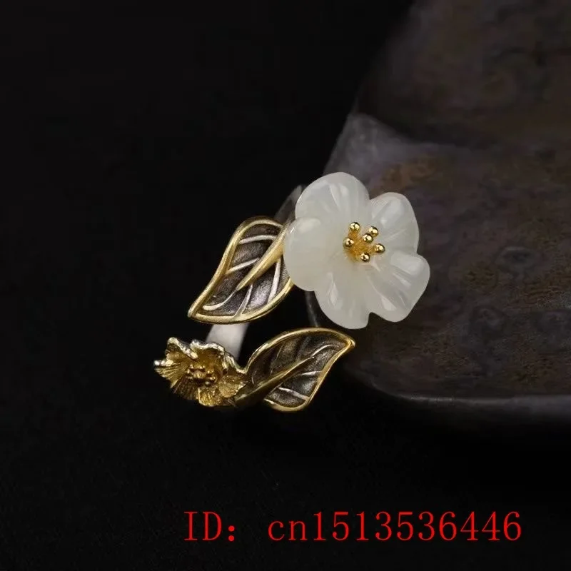 925 Silver White Hetian Jade F - Women Fashion Jewellery avis et prix