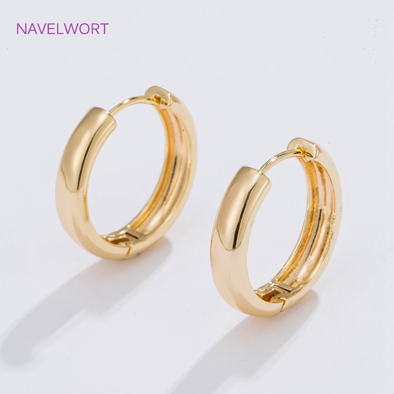 6 Sizes Gold Plated Circle Hoo - Women'S Fashion Earrings avis et prix