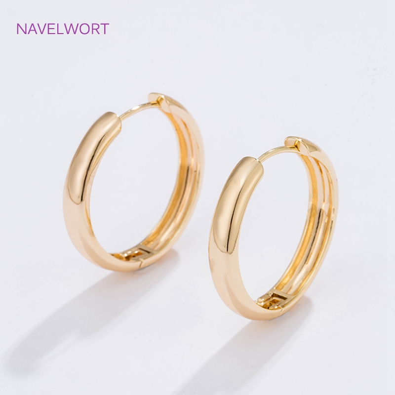 6 Sizes Gold Plated Circle Hoo - Women'S Fashion Earrings avis et prix