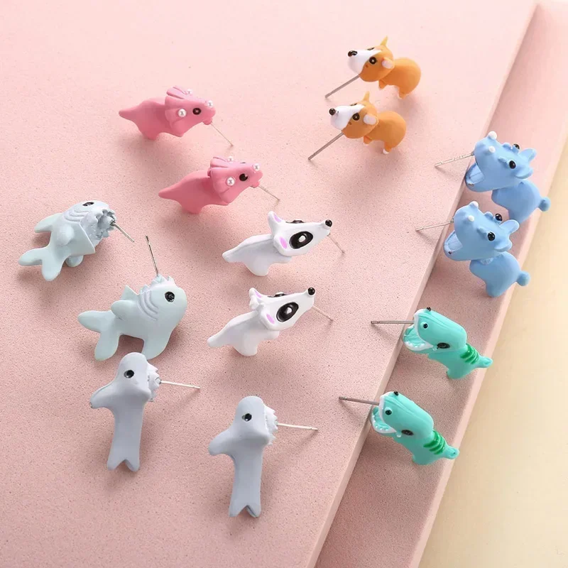 Cartoon Animal Resin Earrings  - Women'S Fashion Earrings avis et prix