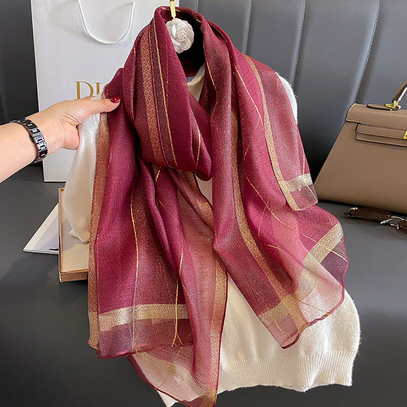 2024 Solid Silk wool scarf for - Women'S Fashion Poncho avis et prix