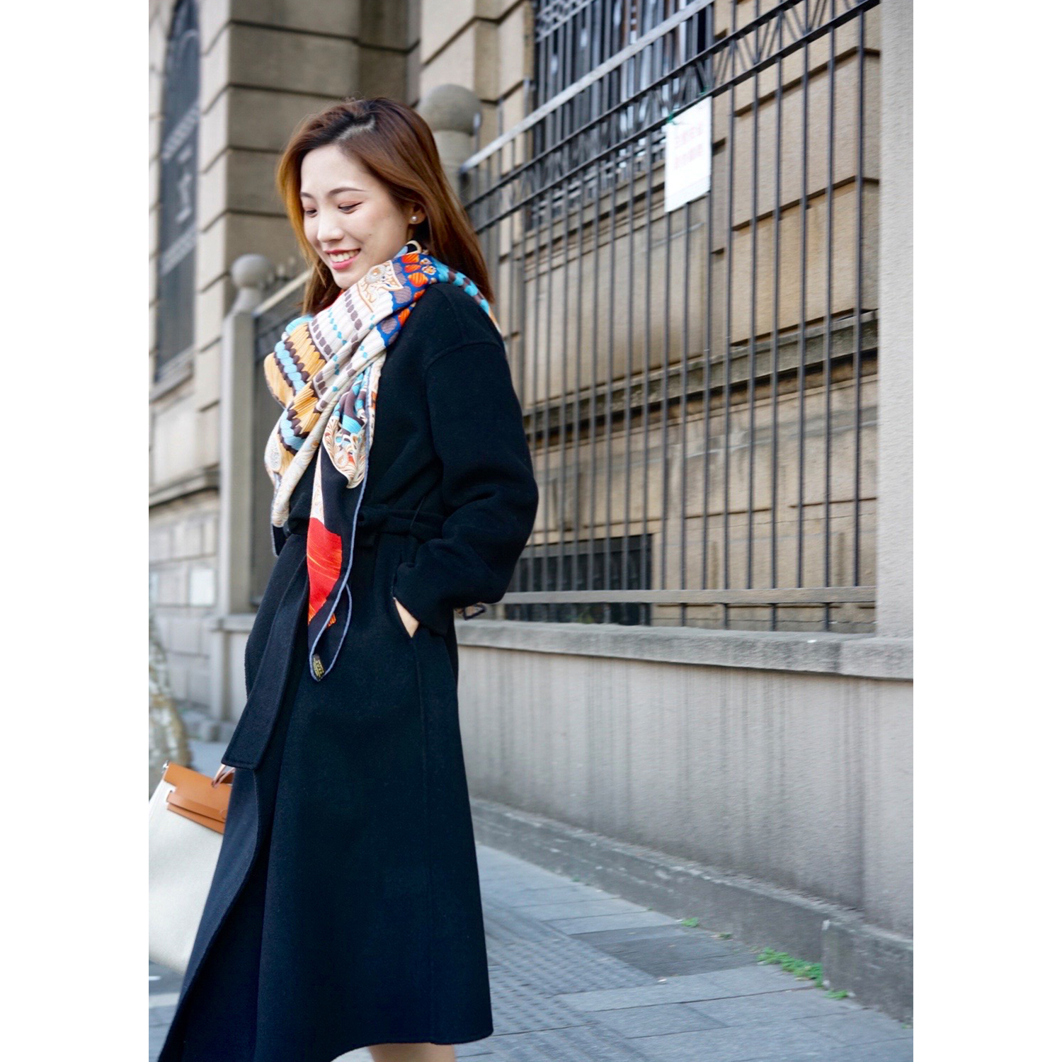 Japan Samurai Silk Wool Scarf  - Women Fashion Japan avis et prix