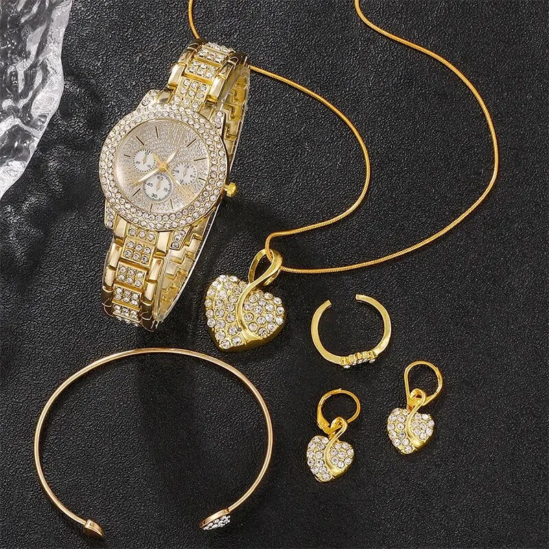Women's Quartz Watch Gold Luxu - Women'S Fashion Earrings avis et prix