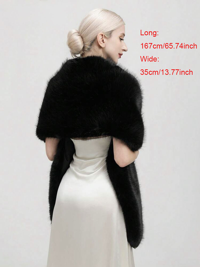 Fashion Luxury Faux Fox Fur Sh - Women'S Fashion Poncho avis et prix