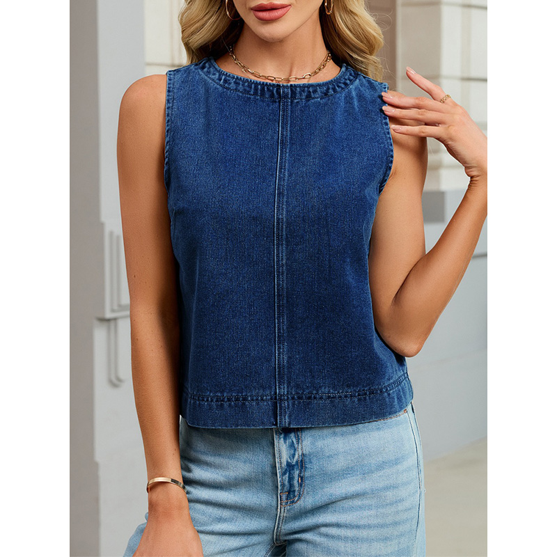 Benuynffy Casual Round Neck De - Women Fashion Vest avis et prix