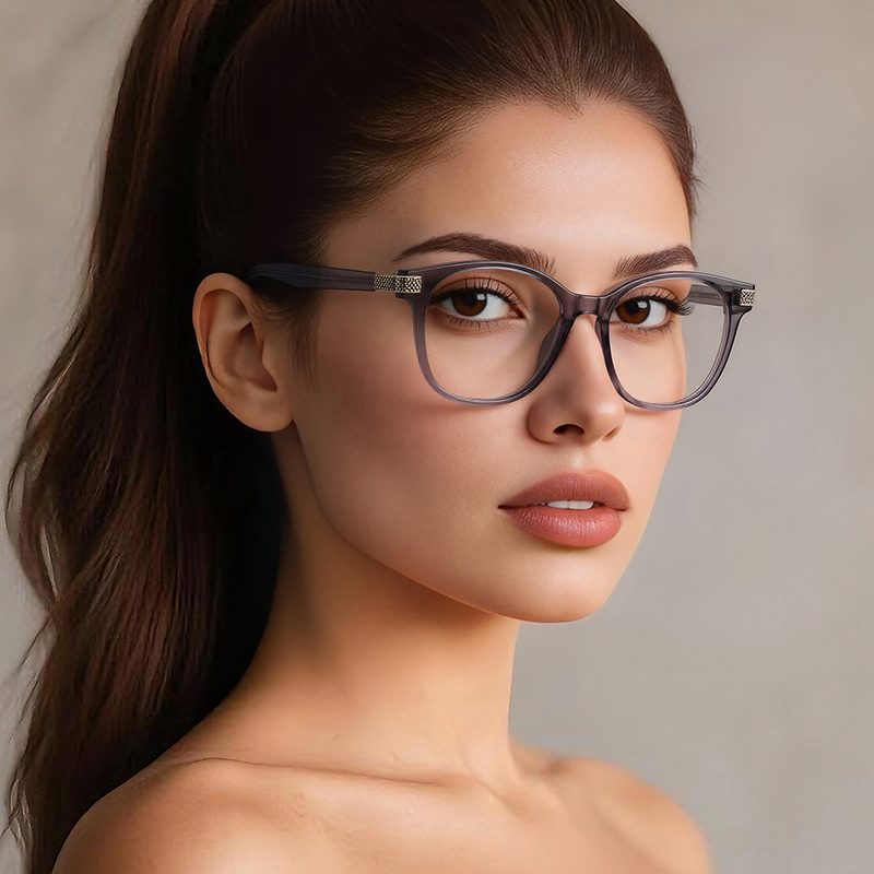 VICKI New Lady's Round-frame R - Women'S Fashion Glasses With Clear Lenses avis et prix