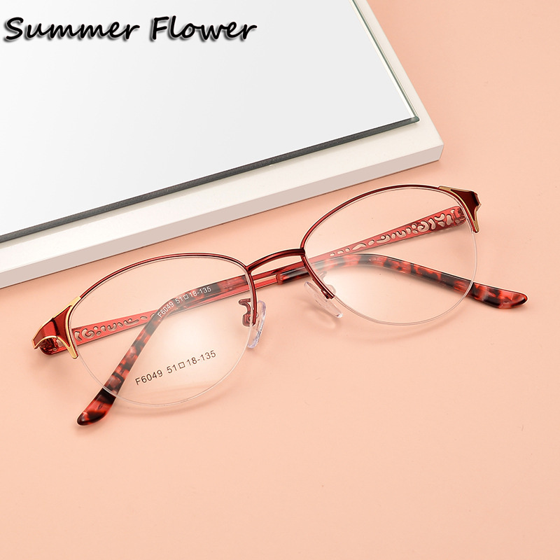 Women Oval Glasses Alloy Optic - Women'S Fashion Glasses With Clear Lenses avis et prix