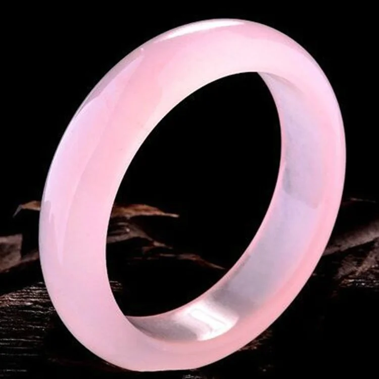 Genuine Natural Pink Jade Bang - Women Fashion Jewellery avis et prix