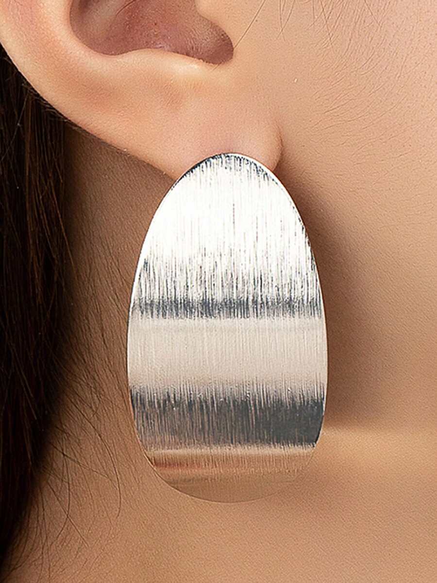 1 Pair Vintage Metal Textured  - Women'S Fashion Earrings avis et prix