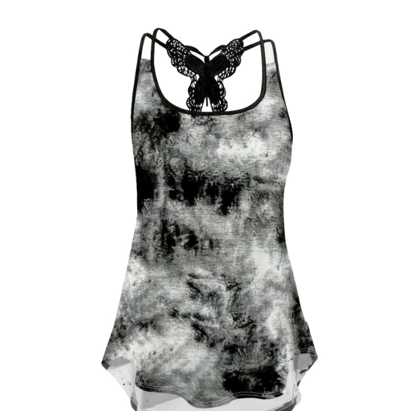 Plus Size 1XL-5XL Print Tank T - Women Fashion Vest avis et prix