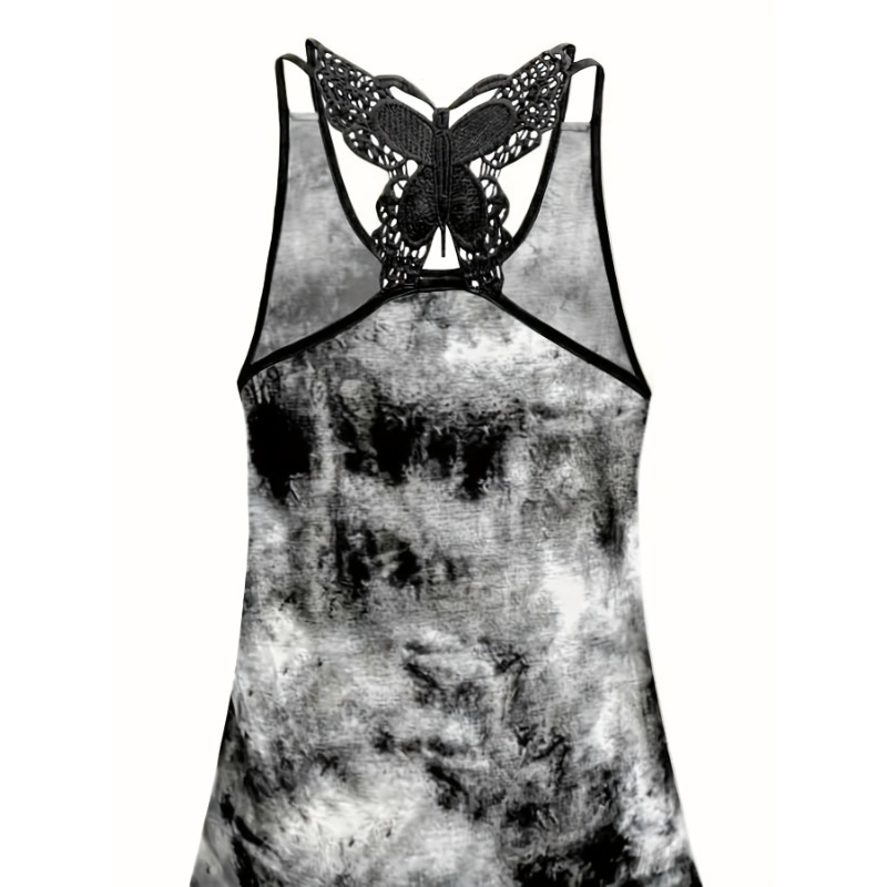 Plus Size 1XL-5XL Print Tank T - Women Fashion Vest avis et prix