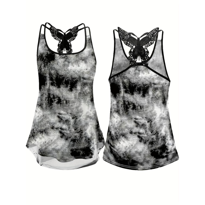 Plus Size 1XL-5XL Print Tank T - Women Fashion Vest avis et prix