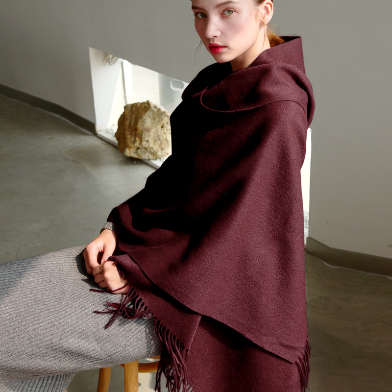 Wool Winter Scarf Women Fashio - Women'S Fashion Poncho avis et prix