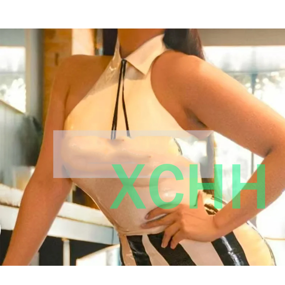 Natural Latex Sexy Women Colla - Women Fashion Vest avis et prix