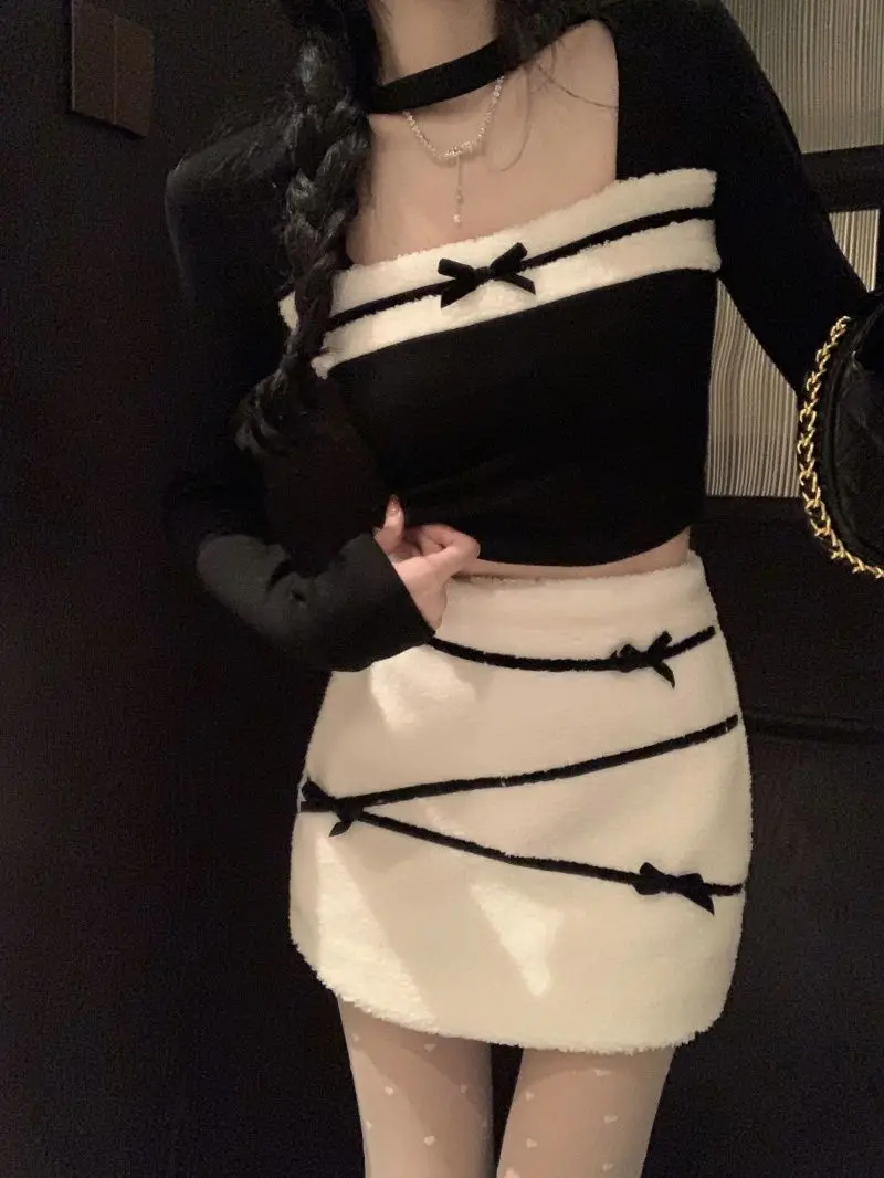 Winter Vintage Knitted New Two - Women Fashion Japan avis et prix