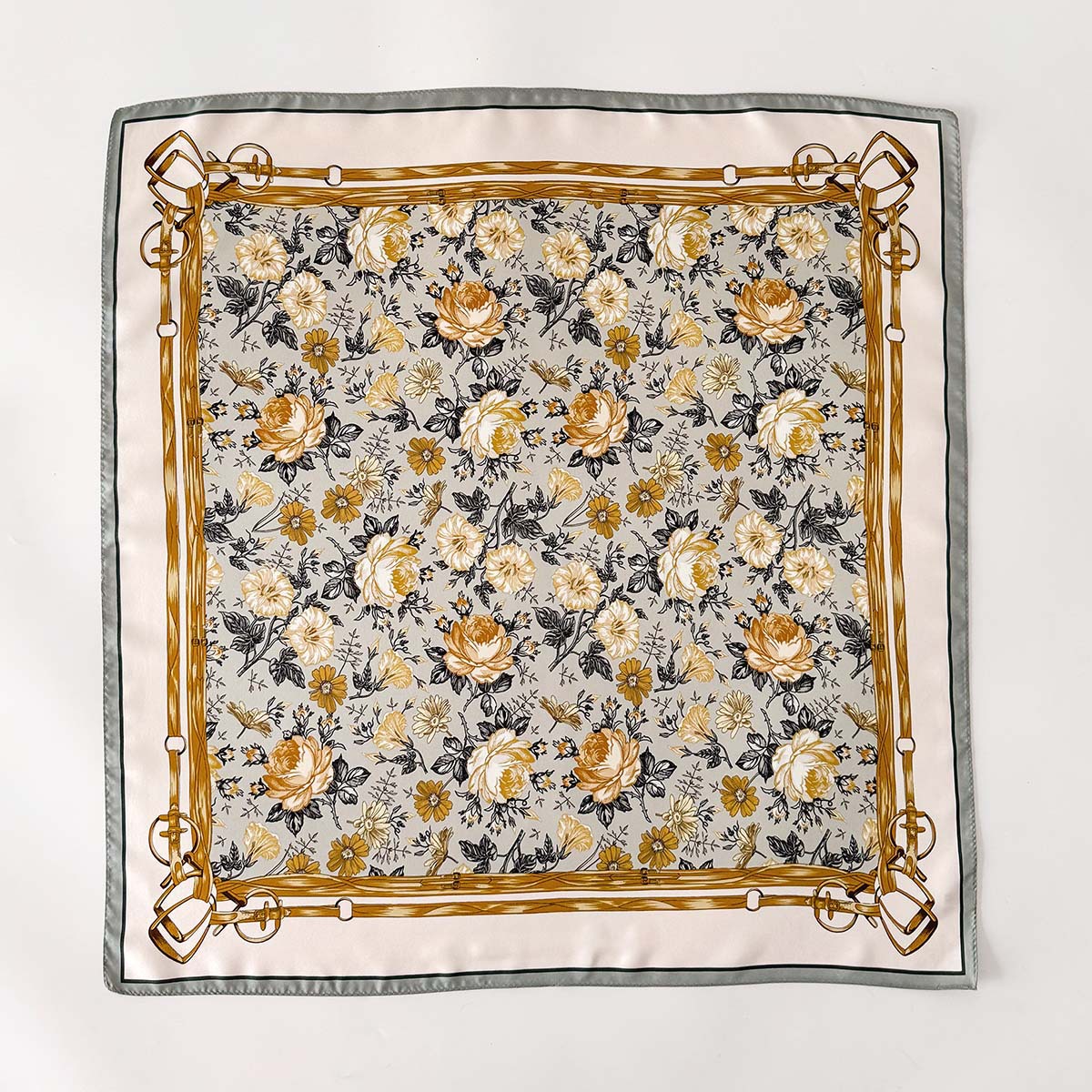 100% Real Silk Square Scarf Su - Women'S Fashion Poncho avis et prix