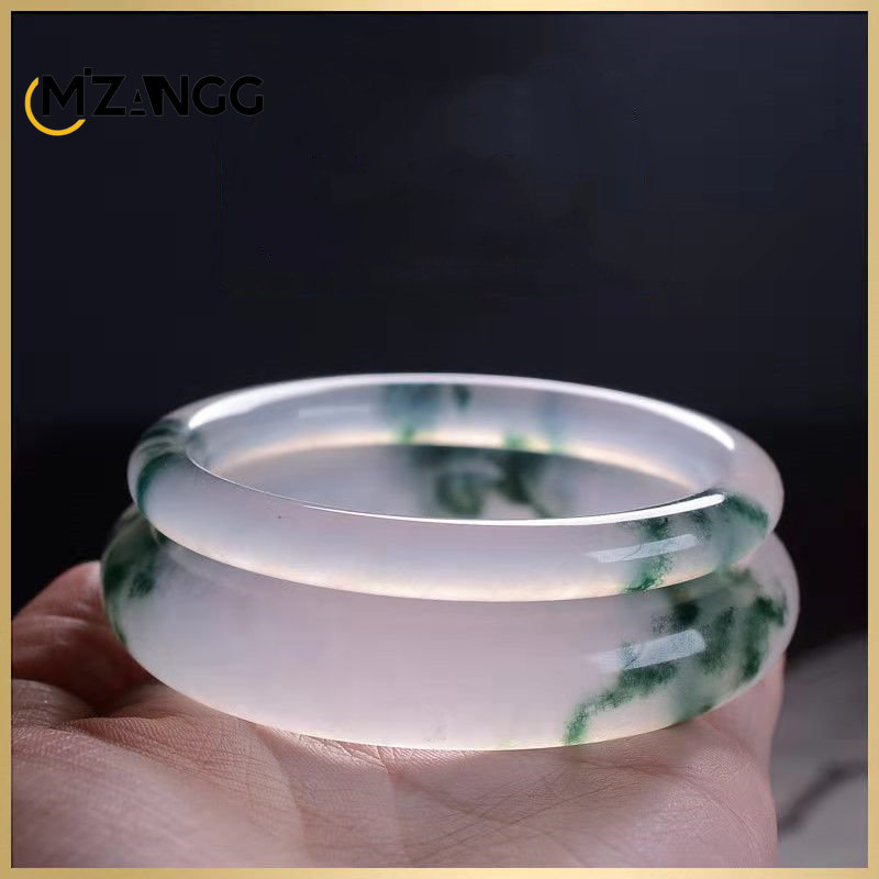 Natural Green Jadeite Bangle J - Women Fashion Jewellery avis et prix