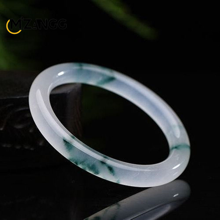 Natural Green Jadeite Bangle J - Women Fashion Jewellery avis et prix