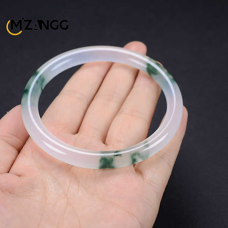 Natural Green Jadeite Bangle J - Women Fashion Jewellery avis et prix