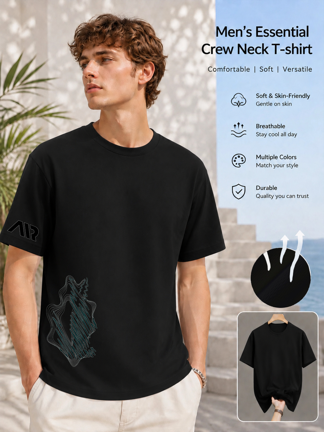 Summer T-shirt for men and wom - Women Fashion Japan avis et prix