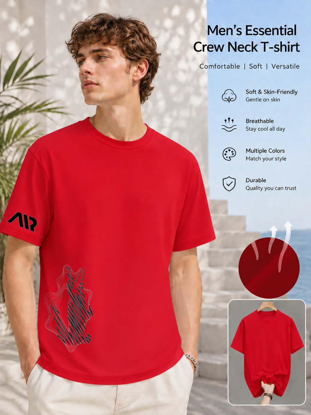 Summer T-shirt for men and wom - Women Fashion Japan avis et prix