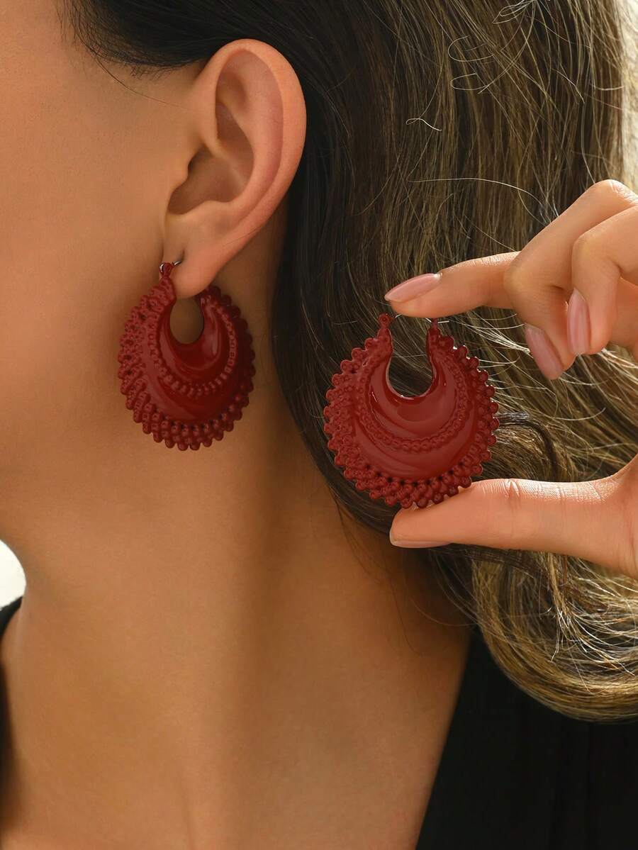 Asymmetrical Oval Fortune Bag  - Women'S Fashion Earrings avis et prix